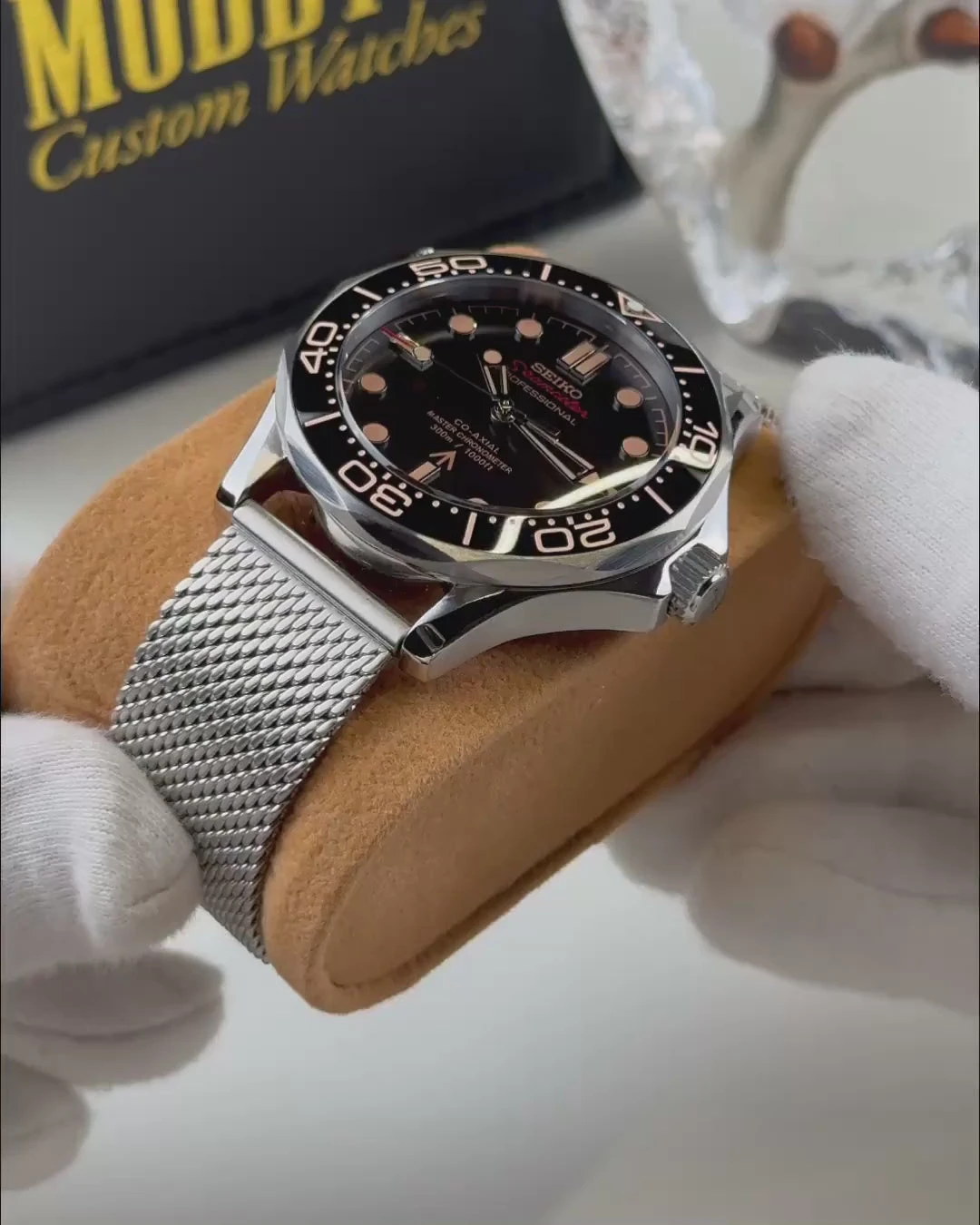 Seitona Black Panda | Seiko Mod Daytona | Moddy's